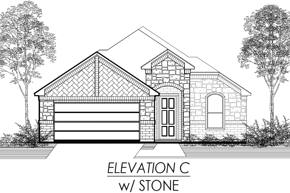 Mercer Meadows - Olive - Elevation C
