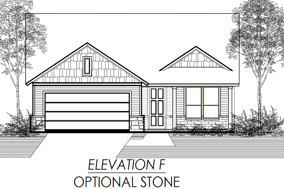Mercer Meadows - Olive - Elevation F