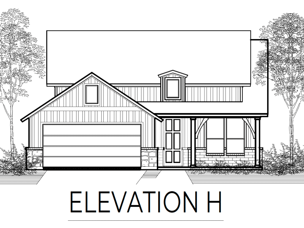 Olive Front Elevation H