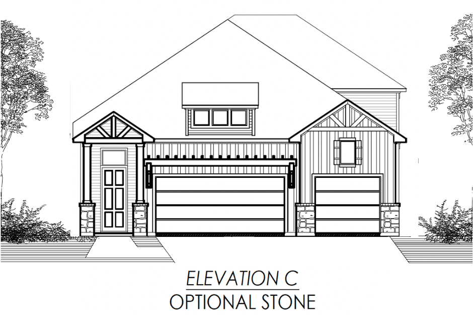 Mercer Meadows - Greenville - Elevation C