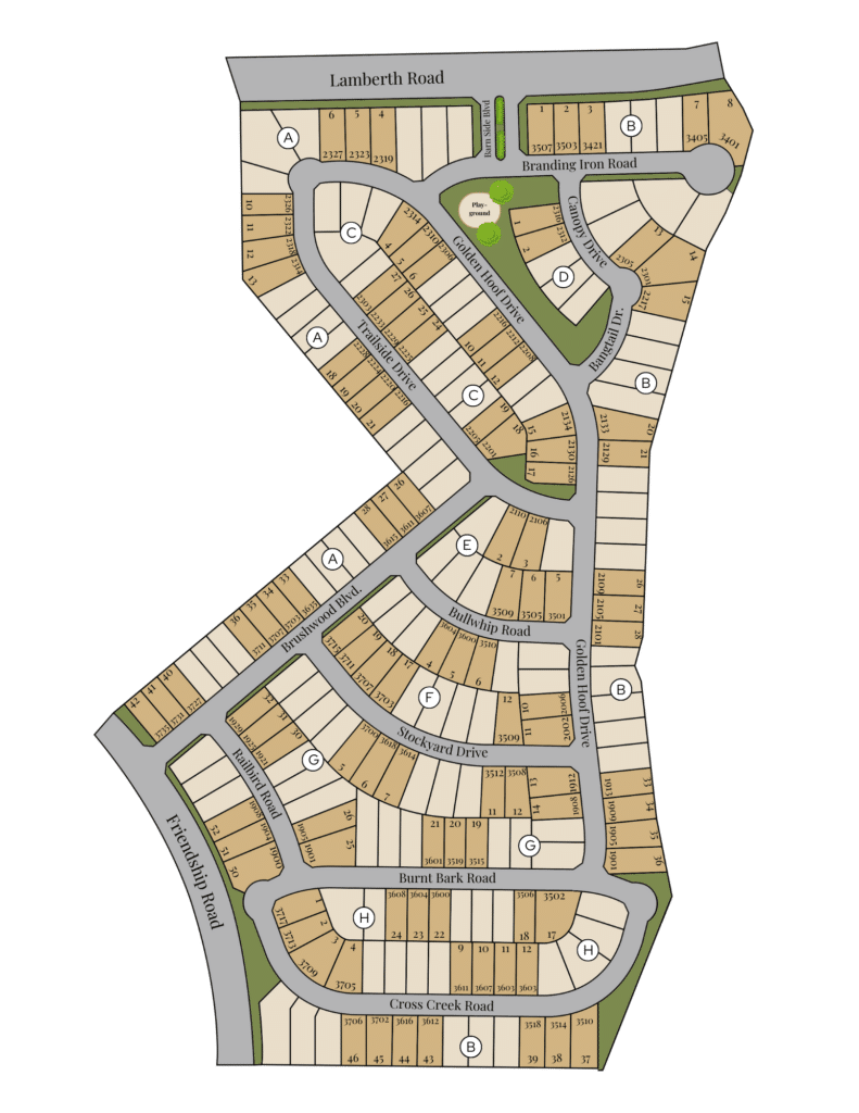 Hickory Hills Plat Map