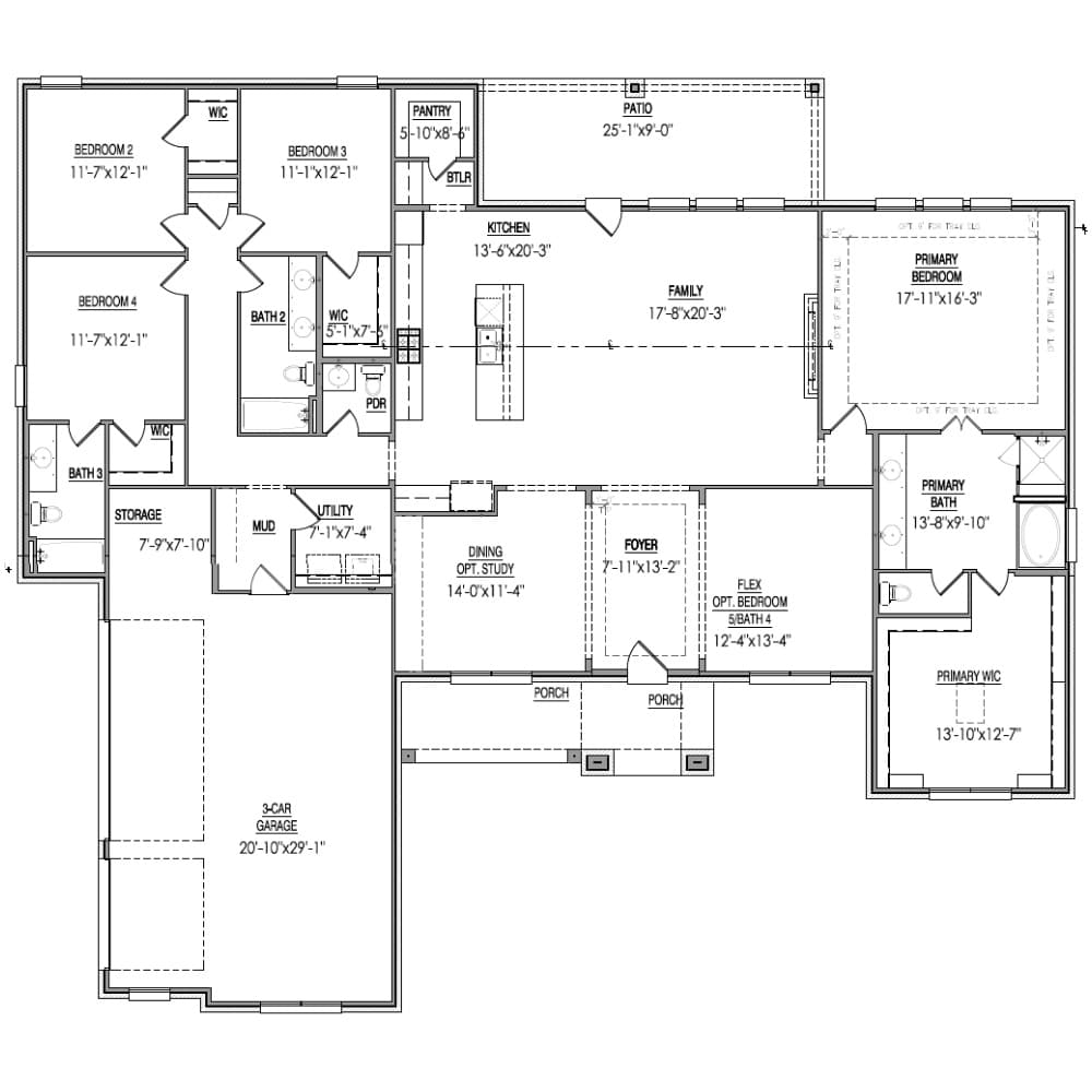8015 Meadowbrook 3-car garage