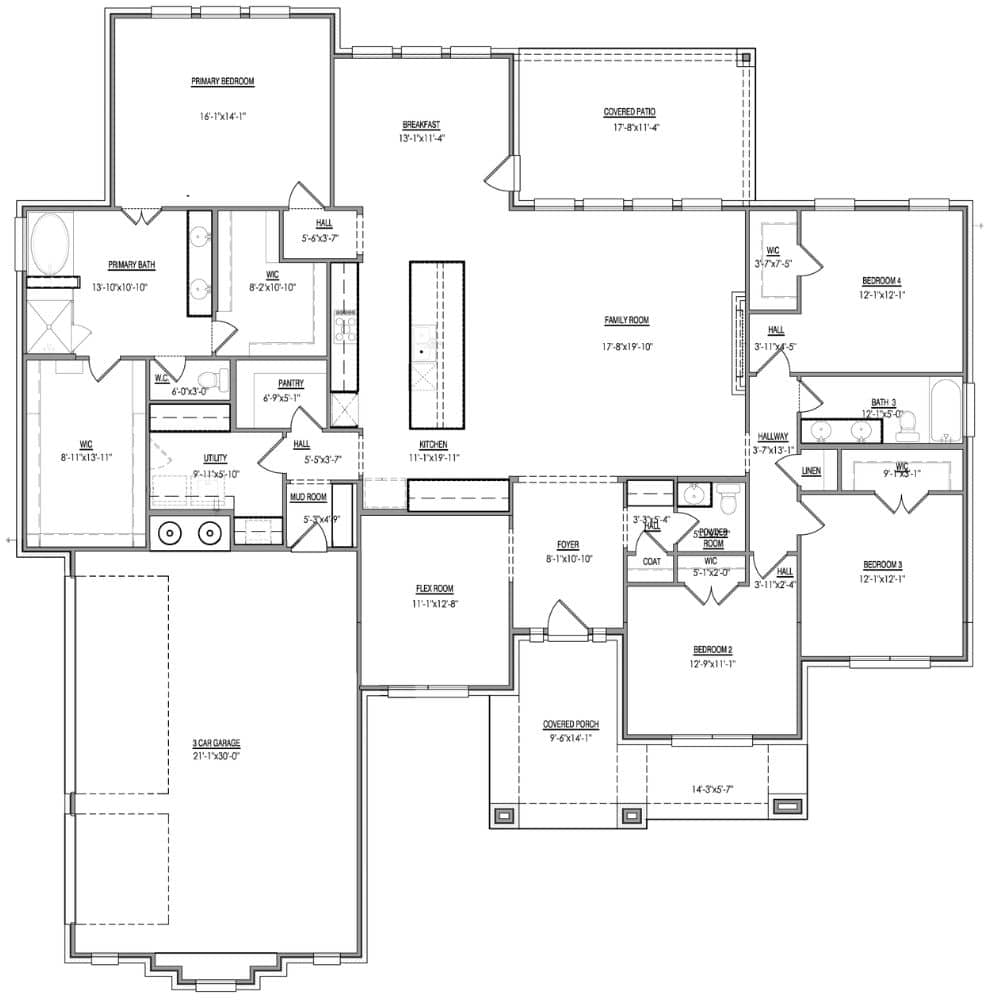 8011 Riverbend 3-car garage