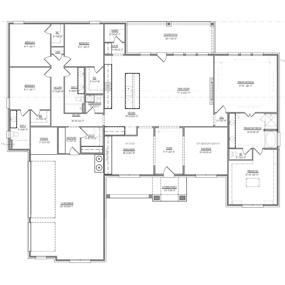 8015 Meadowbrook 3-car garage