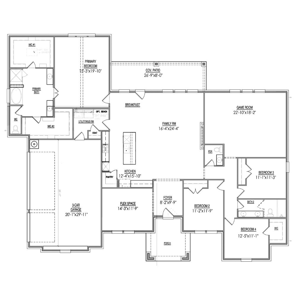 8023 Quartz 3-car garage